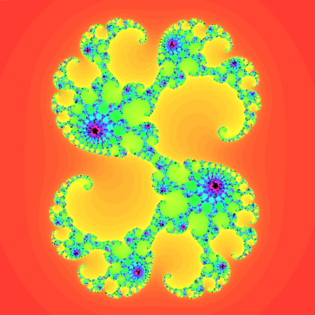 KOBrot showing a Julia set on its own