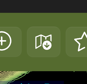 KOContour top toolbar showing GPX and DEM buttons