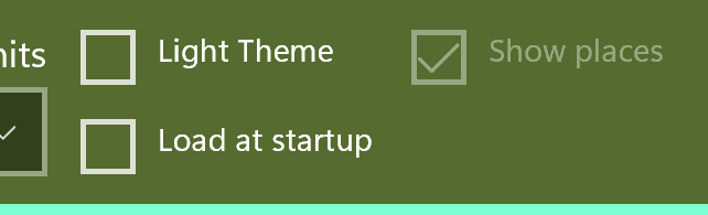 KOContour toolbar checkboxes
